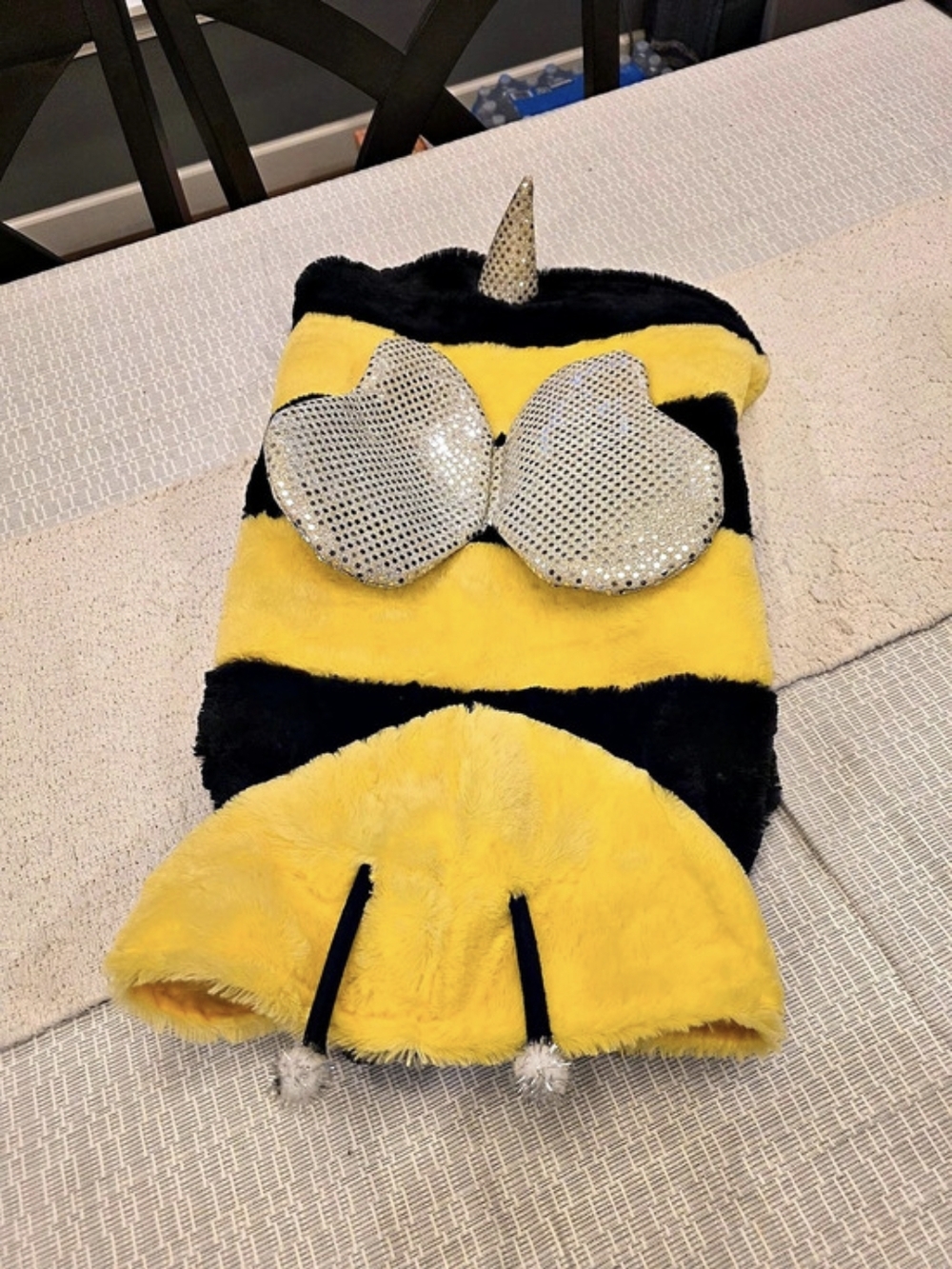 Yellow & Black Bee Dog Costume